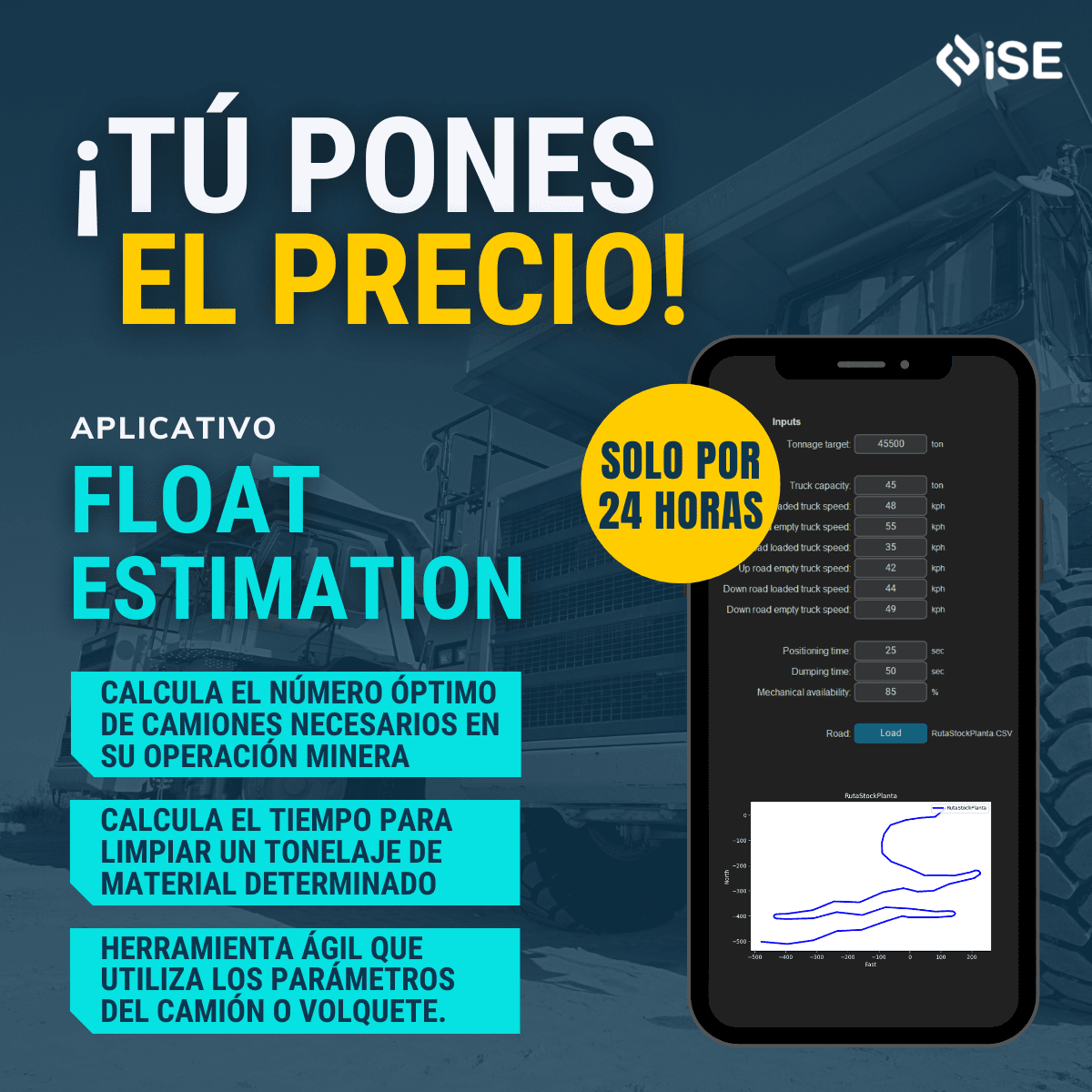 Float Estimation (Cálculo de flota de camiones en minería)